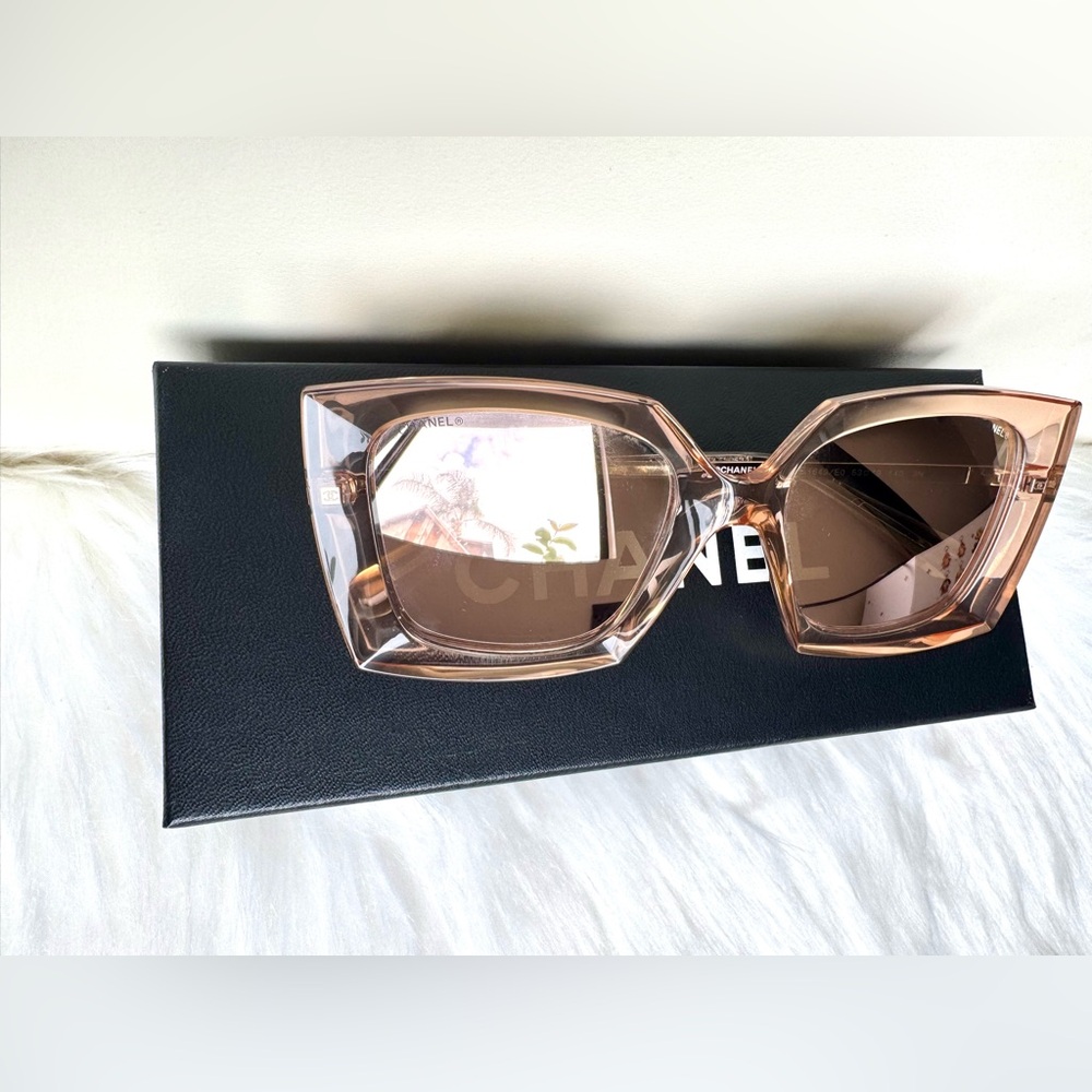 CHANEL Women's Sunglasses - Pink - Picture 14 of 15